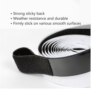 Sujetador de poliéster de nailon, tela de gancho y bucle autoadhesiva elástica ecológica para cinta mágica, cinta de sujeción elástica - Product Image 5