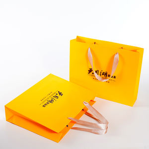 Sacs cadeaux en papier avec poignée découpée, corde en coton torsadée, plat, unique, <span class=keywords><strong>Victoria</strong></span> <span class=keywords><strong>Secret</strong></span>, pour la présentation de produits de luxe - Product Image 1