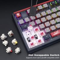 Clavier mécanique sans fil SKYLOONG GK87 Pro TKL USB-C Hot Swap avec rollover N-key et écran, clavier de jeu RGB pour Mac/Win