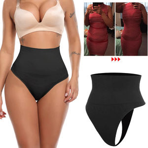 Faja Moldeadora Seamless de Tanga para Mujer, Control de Abdomen, Bragas Reductoras de Cintura Alta, Ropa Interior Adelgazante al por Mayor - Product Image 5