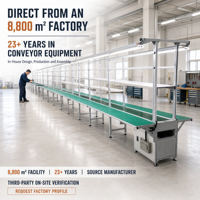Ligne d'assemblage double face pour la ligne d'inspection des produits, utilisant un cadre en acier au carbone peint, longueur, largeur et hauteur personnalisées