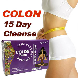 Comprimés de détoxification du côlon pour adultes, brûleur de graisse, 15 jours, Slim Plus, avec détoxification rapide, soutien énergétique et digestion, OEM/ODM - Product Image 4