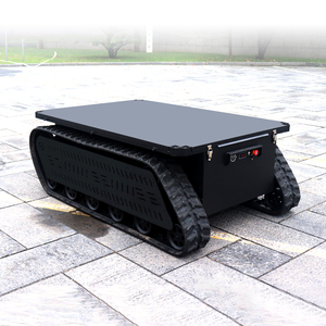 40 Km/h 1.5Ton pista de goma tren de rodaje batería y generador chasis de robot sobre orugas Christie y <span class=keywords><strong>Matilda</strong></span> suspensión - Product Image 5