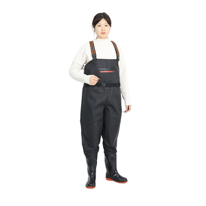 En gros Risenow Salopette de pêche et de chasse imperméable avec bottes en PVC, pour la pêche à la mouche (taille et poitrine) - Product Image 1