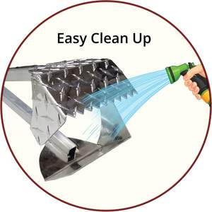 Paletta per cani, strumento di alluminio per rifiuti domestici stile denti - Product Image 4