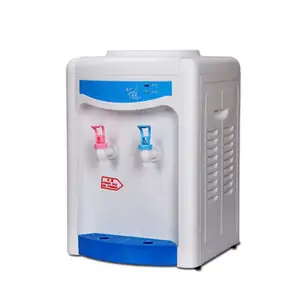 Dispenser di acqua calda e fredda per dispositivo di raffreddamento da tavolo in bottiglia con mini frigorifero
