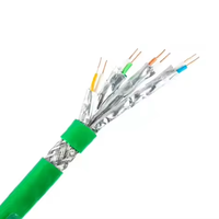 4 pasang kabel jaringan UTP FTP SFTP tembaga murni 0.58MM 305m CAT8 CAT7 kabel komunikasi kabel LAN kecepatan tinggi