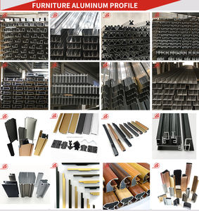 ALUMINIUM FACTORY Dubai Slim Designs Profil de structure de <span class=keywords><strong>rail</strong></span> supérieur/inférieur en aluminium pour <span class=keywords><strong>armoire</strong></span> <span class=keywords><strong>coulissante</strong></span> - Product Image 2