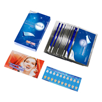 Smilkit 28/14Pcs Strip Pemutih Gigi Label Pribadi Canggih