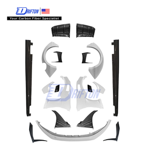 New Drifton ATS Style Carbon Fiber Wide Body Kit 3K/6K/12K Weave <b>UV</b> Protection for GR86 ZN8 FA24 BRZ ZD8 (2022-2025) Bolt-On - Product Image 2