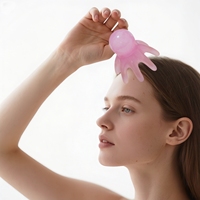 Octopus Scalp Massage Peigne Résine Tête Outil De Massage Fonction Musicale pour Soulager Le Stress Favorisant La Circulation Sanguine Croissance Des Cheveux
