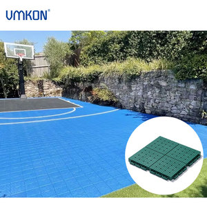 VMKON <span class=keywords><strong>Gamechanger</strong></span>+ - Tapete Deportivo Ecológico para Canchas de Baloncesto y Pickleball, con Sistema de Enclavamiento, Fácil de Instalar - Product Image 1