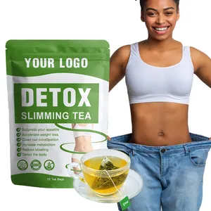 Custom tea Private Label Weight Loss 14 Day Detox Tea organic Slimming Herbal Tea