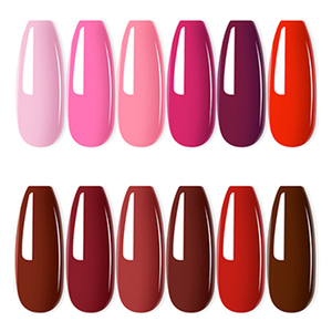 AILANUO 15ml 12 colores rojo brillante serie de esmalte de uñas de gel UV, múltiples colores para elegir, proveedor de gel de esmalte de uñas - Product Image 2