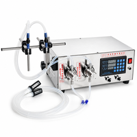 Machine de remplissage automatique de liquides à double pompe magnétique, double buse, équipement de remplissage quantitatif de haute précision pour les boissons