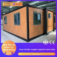 Maisons conteneurs pour l'expansion du commerce extérieur, bâtiments modulaires préfabriqués, modules pliables à assemblage rapide, maisons mobiles étanches
