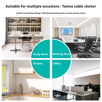 Prise multiple escamotable dissimulée pour table, fabricant de meubles avec chargement sans fil anti-pincement OEM