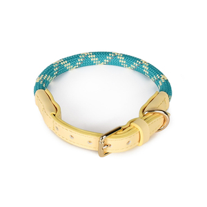 Newest Woven Reflective Nylon <strong>Leather</strong> <strong>Dog</strong> Cat Pet <strong>Collar</strong> - Product Image 4