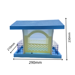 3 pounds sóc bằng chứng treo birdhouse bền PP/Acrylic/vật liệu thép Hoang Dã <span class=keywords><strong>Bird</strong></span> Feeder cho sân sau birding - Product Image 2