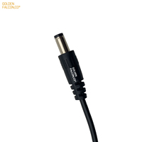 Kabel Step up USB 5V ke DC12V, kabel daya USB Boost konverter daya 5.5*2.1mm untuk Router Led lampu Strip peralatan rumah