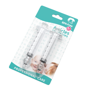 <span class=keywords><strong>2</strong></span> Stück Baby Nose Clean Needle Tube Säuglings baby pflege Nasen sauger Reiniger 10ML Baby Rhinitis Nasen spüler - Product Image 1