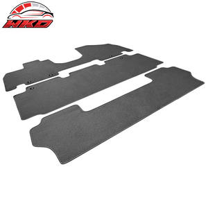 พรมปูพื้นสำหรับฮอนด้า โอดิสซีย์ 11-17 3 ชิ้นด้านหน้าด้านหลัง LH RH รถพรมกันลื่นกำมะหยี่สีเทา - Product Image 3