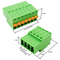 Bloc de bornes mâles à ressort PA66 de 3,81 mm à prix direct usine et bas pour connexion en ligne