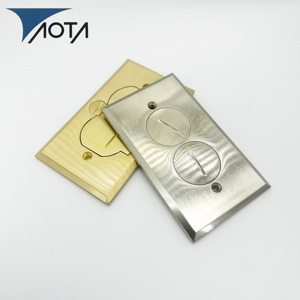 Copper Faced Recessed Floor <strong>Outlet</strong> Floor-mounted <strong>Outlet</strong> - Product Image 3