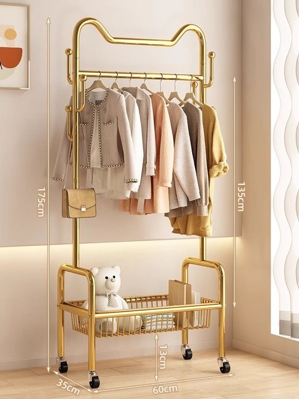 60cm doré+panier de rangement