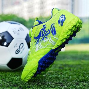 Chaussures de football pour enfants et jeunes, crampons d'entraînement, semelle extérieure en caoutchouc, doublure en mesh, unisexe, tige synthétique, semelle intermédiaire en EVA - Product Image 2