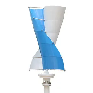 Nieuw Ontwerp Lage Snelheid Start 10kw Dak Gemonteerd Krachtige Verticale Windturbine Voor Thuisgebruik
