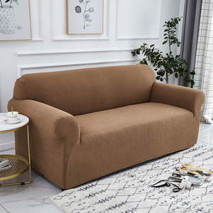 Zarif kanepe koltuk streç elastik Slipcover kanepe kılıfı kadife peluş kanepe kılıfı s - Product Image 5