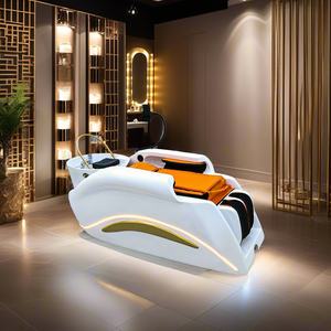 Lettino Massaggio Giapponese Premium di Lusso 2026 con Lavabo in Ceramica e Terapia dell'Acqua per Centri <span class=keywords><strong>Benessere</strong></span> - Product Image 2