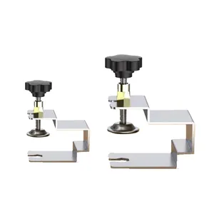 Aluminium-Tigerklammer Tisch-Festungsstuhl feste Lampe Schubladenklammer Metallbasis Kantyleber-Stützteil Tischlampenklammer flexibler Arm-Schreibtisch-Clip - Product Image 4