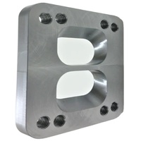 Kit d'adaptation de carburateur de précision pour usinage CNC en Chine, 2 trous/4 trous, plaque d'adaptation d'admission de carburateur à 4 boulons/centre conique