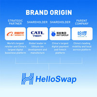 HelloSwap Sepeda Motor Listrik Pengisian Cepat Baterai Lithium 48V 30Ah Baterai Lithium-Ion