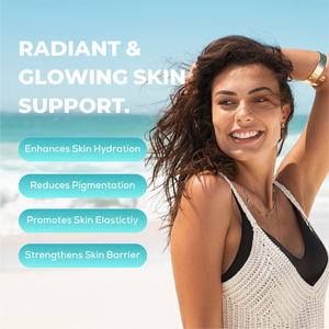 Hydrating <strong>Collagen</strong> Peptides <strong>Powder</strong> | Hyaluronic Acid &amp; Vitamin C Complex | Advanced Skin Radiance Supplement | Custom Label - Product Image 3