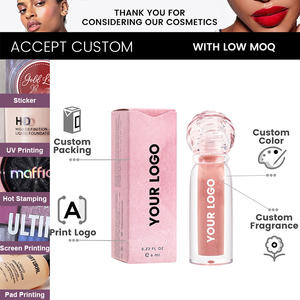 ملمع شفاه طويل الأمد عالي اللمعان مع تأثير زجاجي بالجملة - Product Image 4