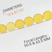 USA CVD Haute Durabilité Znse Dia 19mm 20mm Longueur Focale 50.8mm 60.3mm Lentille Laser CO2 Focus