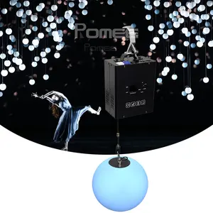 Lighting Full Color RGBW 4in1 Floating Ball Effect LED Kinetic Light Sphere Lifting System For Concert Events Show Stage Matrix Lighting