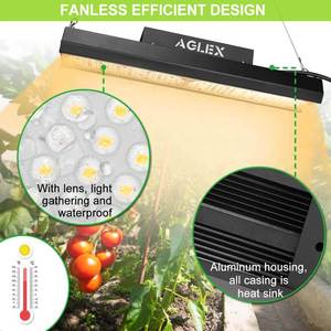 Barra crecimiento luz horticultura 110W 220W UL potencia alta eficacia luces LED cultivo de plantas para plántulas - Product Image 2