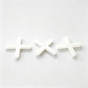 Entretoises de nivellement auto-adhésives Sunsbuild White Cross pour carreaux, clips de jointement pour un alignement précis et des espaces uniformes entre les carreaux - Product Image 1