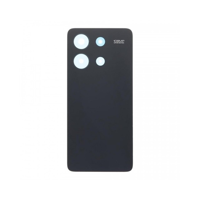 Mobile Phone Cases Back Cover for Redmi Note 13 4G with Lens Protection Pure Color Black