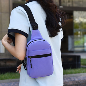 MKW3080 Riñonera Portátil Personalizada de Gran Capacidad, Bolsa de Pecho de Nailon para Exteriores, Bolso Cruzado Deportivo Informal para Mujer - Product Image 6