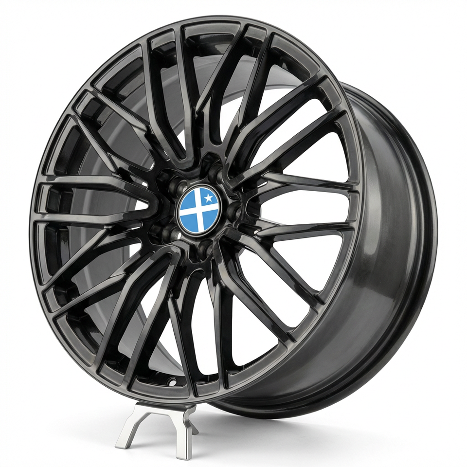 Gunmetal Anthracite Radial Spoke Forged Alloy Wheels 19-21 Inch Deep ...