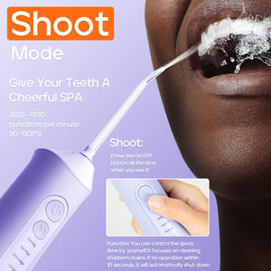 เครื่องฉีดน้ำทำความสะอาดช่องปาก Seago Smart Water Flosser ขนาด 300 มล. แบบพกพา พร้อมหัวฉีด 7 แบบ ชาร์จไฟได้ สำหรับผู้ใหญ่ ใช้ในบ้าน - Product Image 2