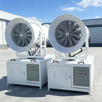 Cañón de Niebla Eléctrico de Alta Potencia, Alta Atomización, Enfriamiento Rápido, Purificador de Polvo Automático, Ventilador de Niebla para Fábrica