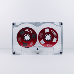 Casete de Audio Transparente de 50 Minutos, Bobinas Doradas, Plateadas y Rosas, Retro, Coleccionable, Grabable, de Plástico ABS - Product Image 5