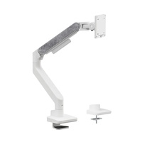 Bras de support de moniteur ultra-large LDT81N-C012 17-49 pouces 20 kg, support de bureau réglable à ressort à gaz unique pour moniteur d'ordinateur