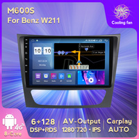 Autoradio Android Auto Mekede pour Benz W211 E200 E220 E300 E350 E240 4G WIFI BT Système multimédia vidéo de voiture Stéréo